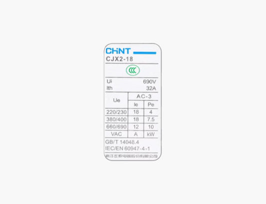 Alternating Current - AC Contactor - 240V AC - 18A | Spare Parts