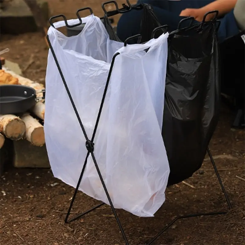 Outdoor Folding Trash Bag Stand