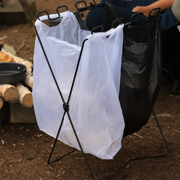 Outdoor Folding Trash Bag Stand