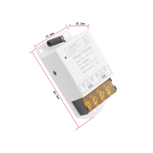 Wireless Switch Module and Wireless Button - 1Way and 4Ways - 12V DC | Spare Parts