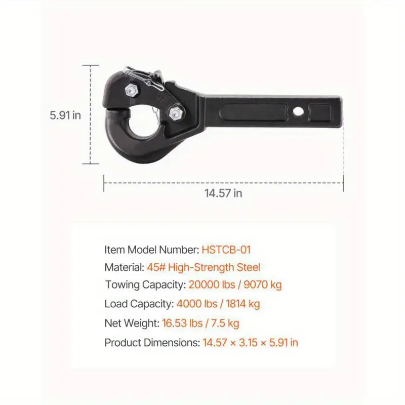 Heavy - Duty Tow Hook