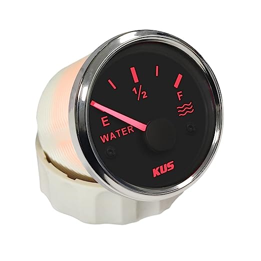 KUS | Water Level Gauge Meter Indicator | 0-190 Ohm - Backlight - 12V/24V - 52MM | Spare Parts