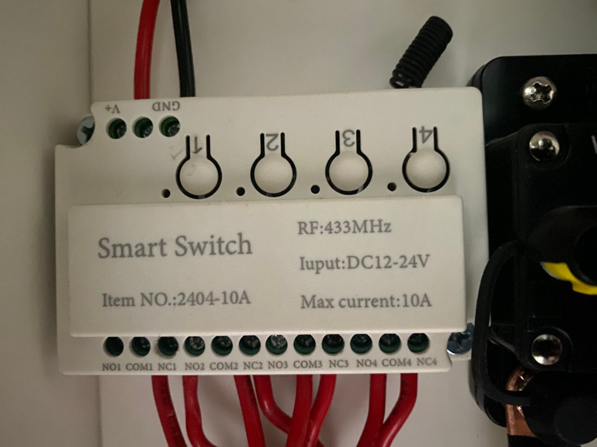 Wireless Module Switch Wireless Switch Module and Wireless Button - 1Way and 4Ways - 12V DC