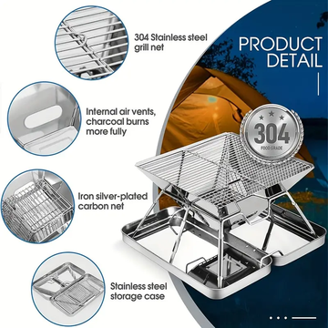 Outdoor Folding Barbecue Grill