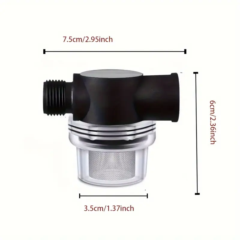 RV water pipe filter