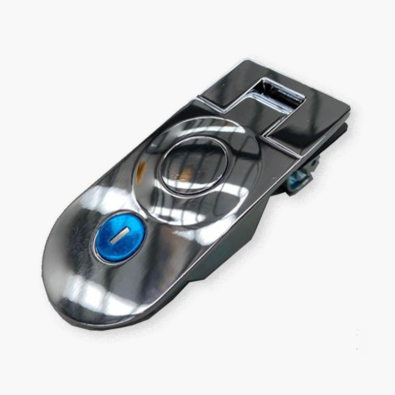 Compression Lock - Press Lock - Toolbox Lock - Large Chrome Marine Loc