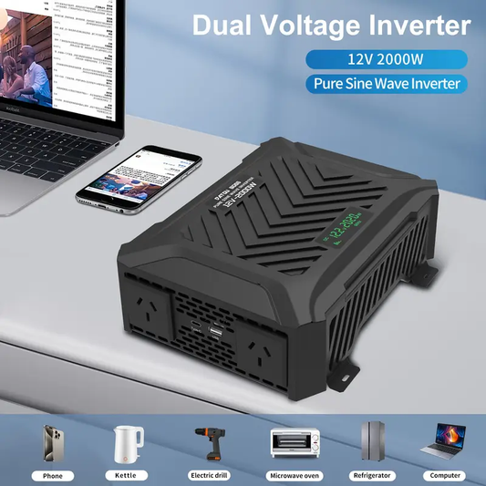 12V 2000W Pure Sine Wave Inverter