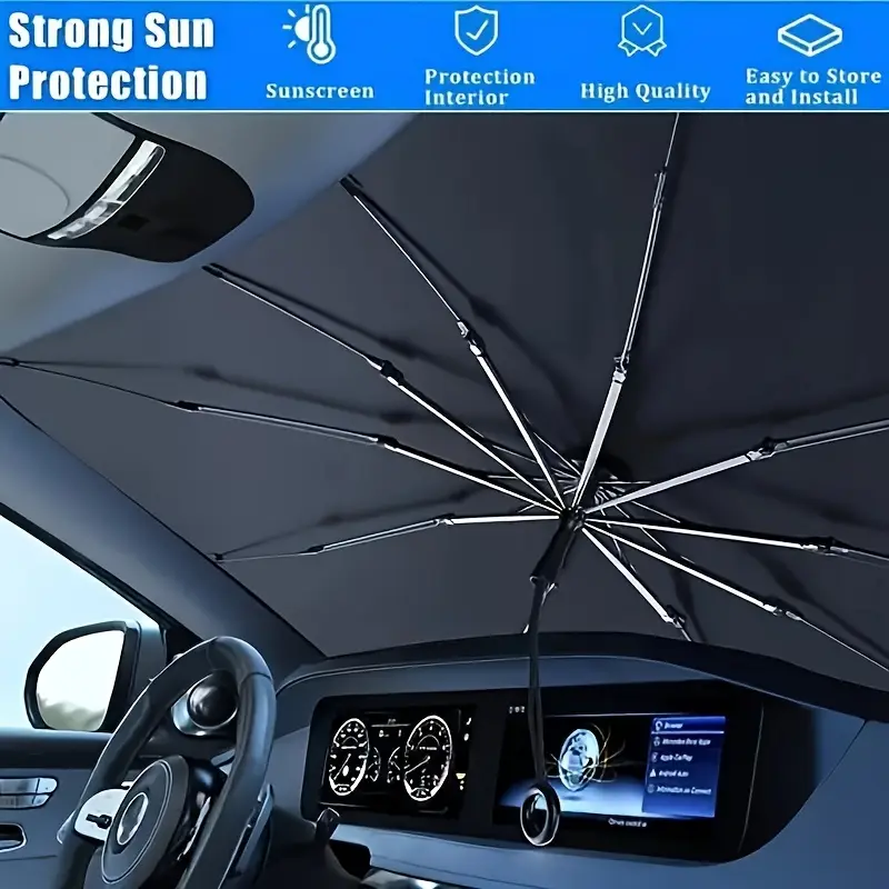 Large - Size Car Windshield Sunshade Umbrella