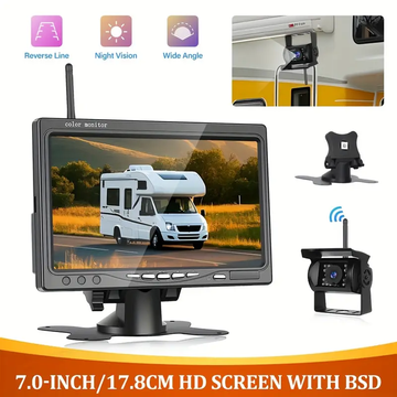 7.0 - Inch HD Car Monitoring System (with BSD Function)