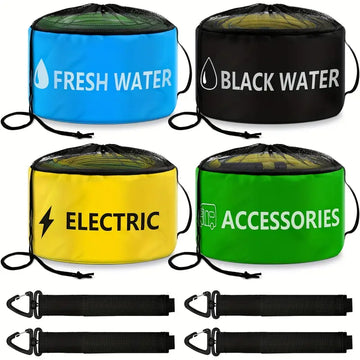 Waterproof Storage Bag Set of 4 for Water Pipes and Wires